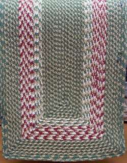 PRIMITIVE BRAIDED TABLE RUNNERS, 13 X 48, ASST COLORS  