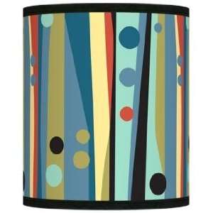  Pastel Dots Vertical Giclee Shade 10x10x12 (Spider)