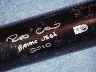 Robinson Cano SSK Maple Game Used Signed Bat New York Yankees MLB 