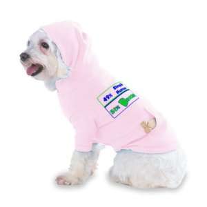   Boxer Hooded (Hoody) T Shirt with pocket for your Dog or Cat Medium Lt