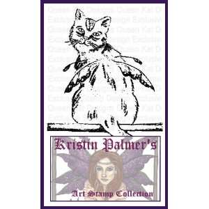 Cat Fairy Unmounted Rubber Stamp
