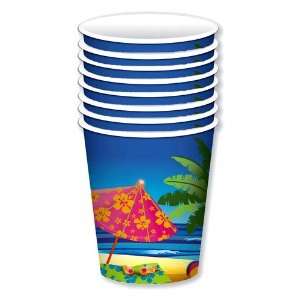  Party Cups Beach (9 oz)   8 cnt Toys & Games