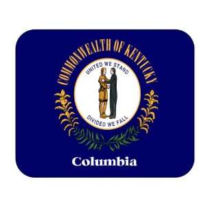  US State Flag   Columbia, Kentucky (KY) Mouse Pad 