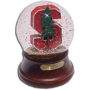  Stanford Cardinal Mascot Musical Water Globe with Wood 