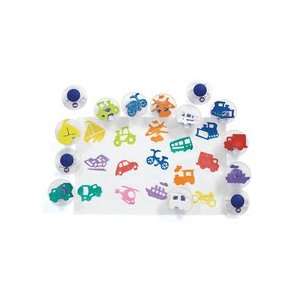   Easy Grip Transportation Stampers   14 Pieces Arts, Crafts & Sewing