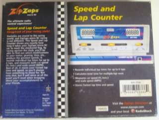 ZipZap Speed and Lap Counter by Radio shack  