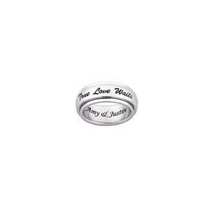  ZALES True Love Waits Purity Spinner Ring in Stainless 