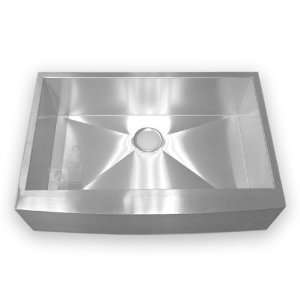  Stainless Steel Farmhouse Apron Style Single Bowl Kitchen Sink 