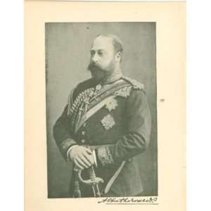  1891 Print Edward Albert Prince of Wales 