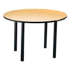  Round Library Table with Metal Legs 60 Diameter Office 
