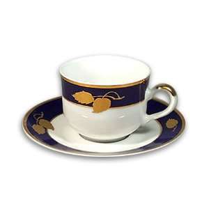  Fine China Espresso Cups and Saucers   Angelica   Set of 6 