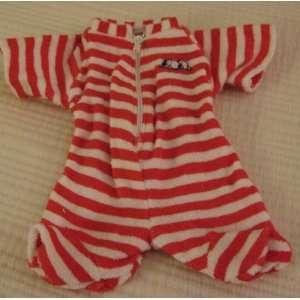   Snoopy)   Christmasy Striped Sleepers Pajamas Outfit Toys & Games