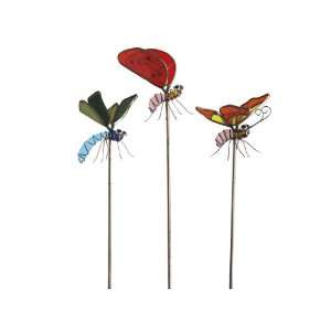  SET of 6 Flying Insect Garden Stakes 3