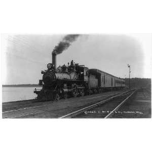   Locomotive,Hudson,St. Croix County,Wisconsin,WI,c1925