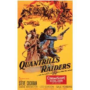  Quantrills Raiders   Movie Poster   27 x 40