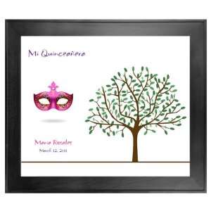  Quinceanera Guest Book Tree # 1 Mask 20x24 For 50 100 