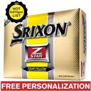  Srixon Mens Z Star Tour Yellow Golf Balls 2011   12 pack 