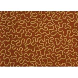  Squiggle   Persimmon Indoor Upholstery Fabric Arts 