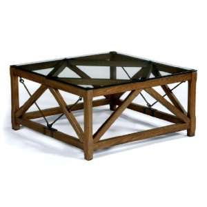  Flexsteel Rafters 6654 032 Square Cocktail Table