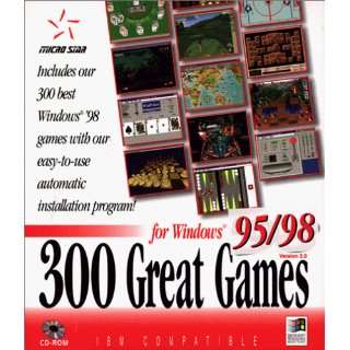  300 Great Games for Windows 95/98 Video Games