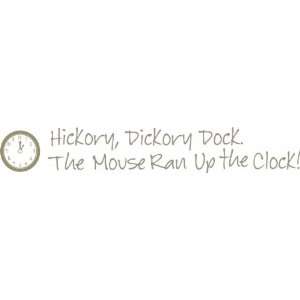  WallPops WPNR98838 Hickory Dickory Dock Nursery Rhyme 