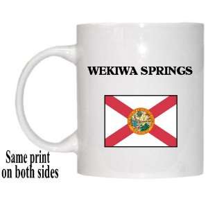  US State Flag   WEKIWA SPRINGS, Florida (FL) Mug 