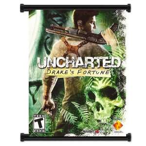  Uncharted Drakes Fortune Game Fabric Wall Scroll Poster 