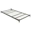Fraser Distresed Black Daybed Front Panel & Roll Out (O  