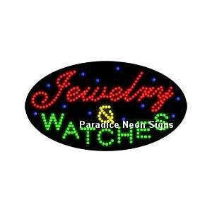  Jewelry and Watches LED Sign (Oval)