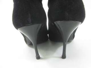 You are bidding on a pair of CASADEI Black Suede Knee High Stretch 