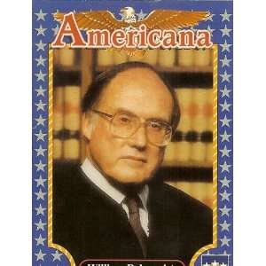    1992 Americana #129 Willaim Rehnquist Trading Card 