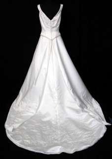   899 Jasmine White 18 Informal Wedding Ball Gown Bridal Dress  