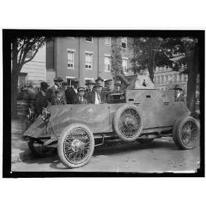  Reprint ARMY, U.S., CAPT. RENWICK WITH ARMY TRUCK 1917