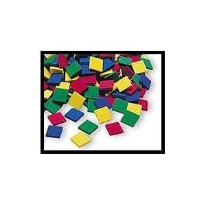   Foam Square Color Math Tiles   1 Inch 100 Pack Toys & Games