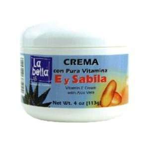  La Bella Vitamin E & Sabila Crema, 4 Oz