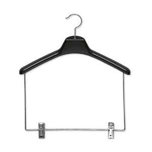 Display Hanger with 2 Coordinate Drop   15.5W x 1.5   White/Chrome 