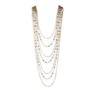  Jenny Rabell Thousand Colored Strings Long Necklace 