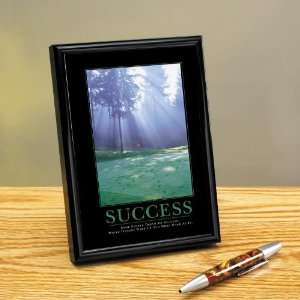  Successories Success Morning Green Framed Desktop Print 