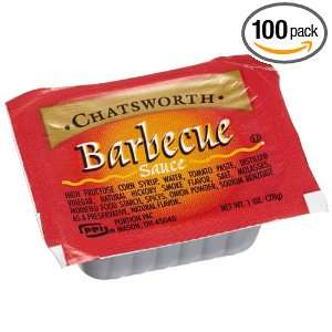 Chatsworth Barbecue Sauce, 1 Ounce Cups (Pack of 100)  