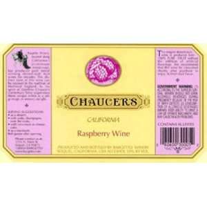  Chaucers Raspberry Wine NV 750ml Grocery & Gourmet Food
