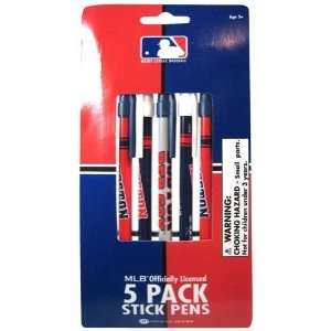  Mlb Boston Red Sox 5Pk Pens Case Pack 96