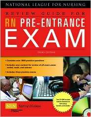 Review Guide for RN Pre Entrance Exam, (0763762717), National League 