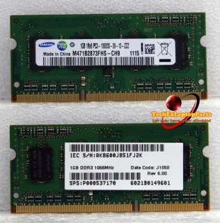 Samsung 1GB DDR3 PC3 10600S RAM M471B2873FHS CH9  