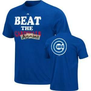 Mens Chicago Cubs Beat The Cardinals Rivarly Tshirt 