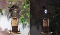 Solar LED Light Bird Feeder ~ Windmill or Lighthouse  