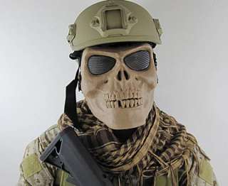 Army Outdoor Protect Paintball BB Full Face Skull Mask  