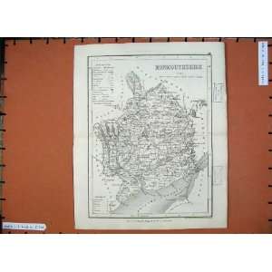   Maps Monmouthshire Wales Bristol Channel 