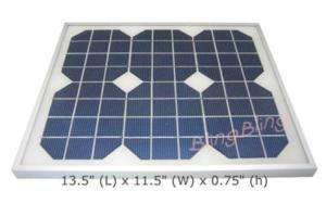10 Watt 18 Volt Solar Power Panel DC 12V System Battery Charger PWM 