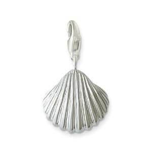  Scallop Charm   Sterling Silver Arts, Crafts & Sewing