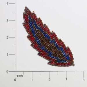  Chinook Feather Beaded Applique Arts, Crafts & Sewing